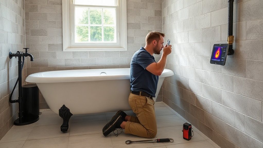 Trace and access leak detection engineer with thermal imaging in Kingston upon Thames